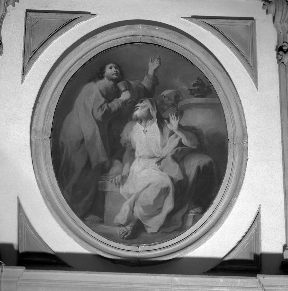San Giovanni Evangelista e il vecchio miracolato - Scuola Grande di S. Giovanni evangelista, Venezia